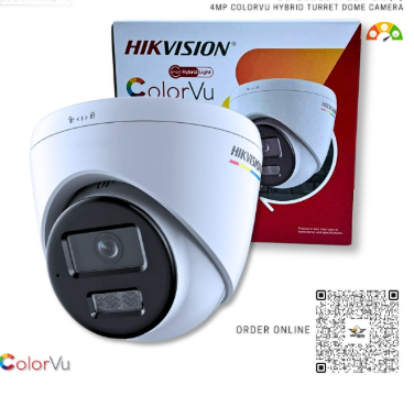 HIKVISION DS-2CD1347G2H-LIUF 4MP 2.8MM 30MT COLORVU SMART HYBRID LIGHT ACUSENSE DAHİLİ MİKROFON IP DOME KAMERA